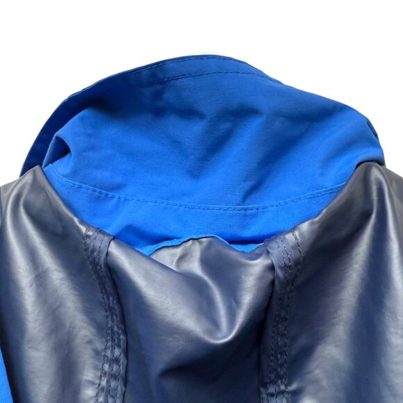 DENNIS BASSO Peacoat Plus Size 3X Blue Womens Jacket Raincoat Preppy Nautical - Picture 9 of 12